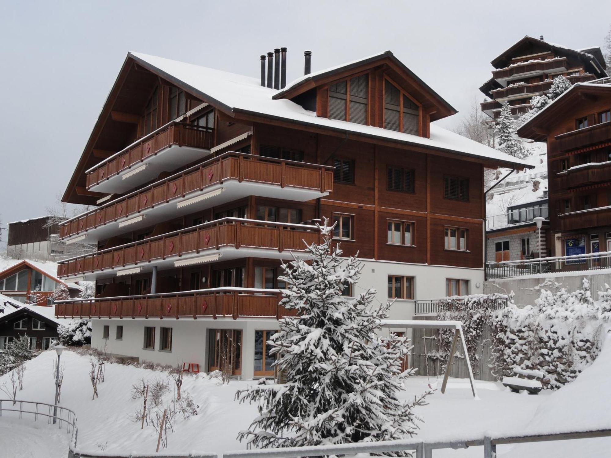 Chalet Bella Vista 6 Wengen Eksteriør bilde